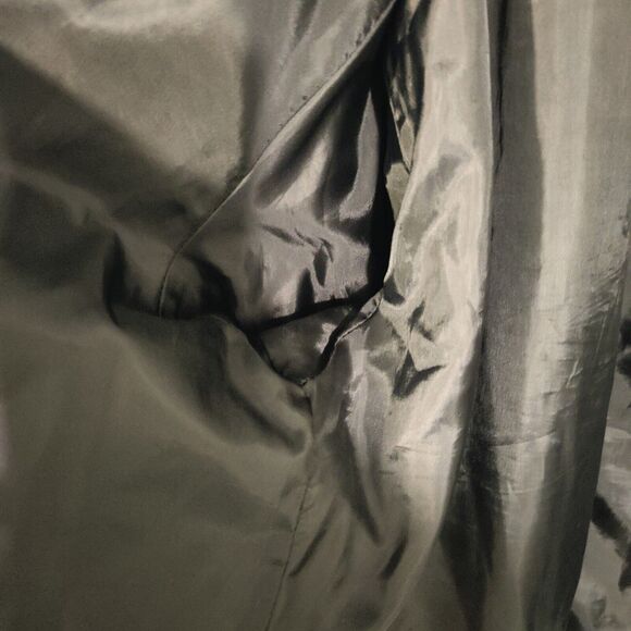 Bare Fox Jacket Men's Extra Large Black Gray Fleece Sleeves Varsity Snap Up 4XL - Picture 16 of 16